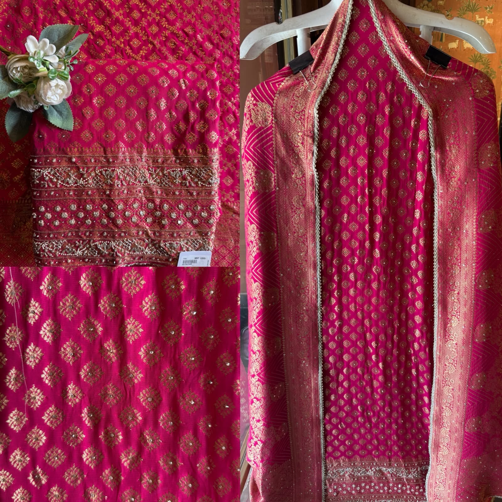 Elegant KHADDI GEORGETTE Suit Set