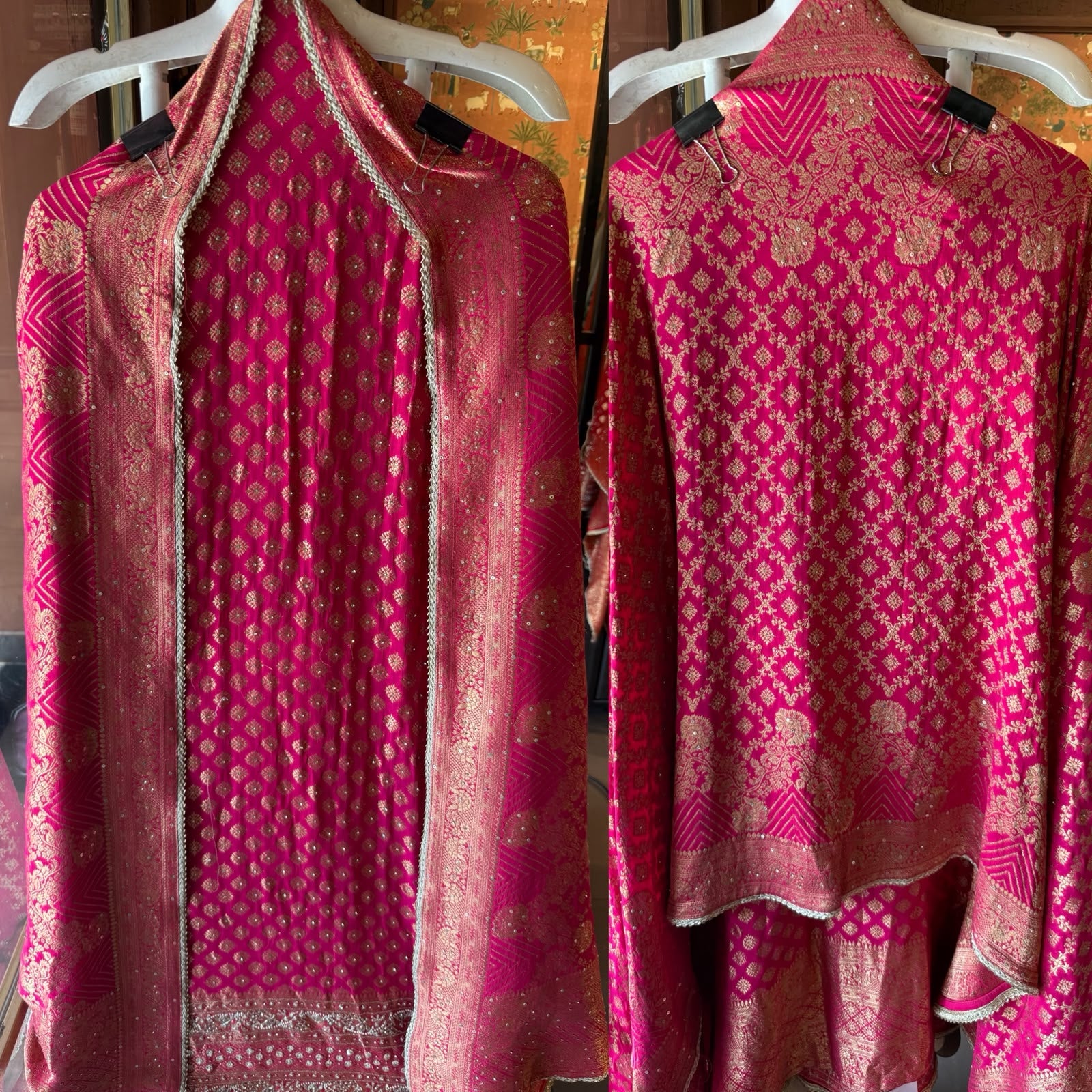 Elegant KHADDI GEORGETTE Suit Set