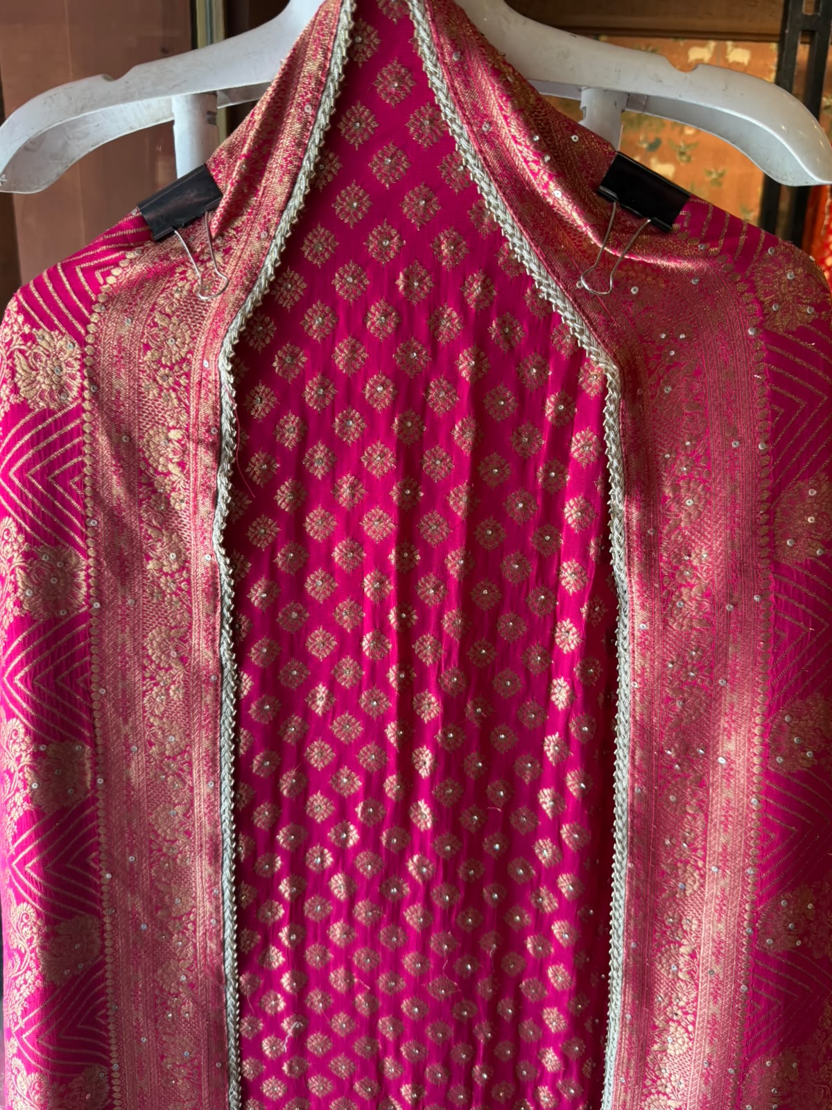 Elegant KHADDI GEORGETTE Suit Set