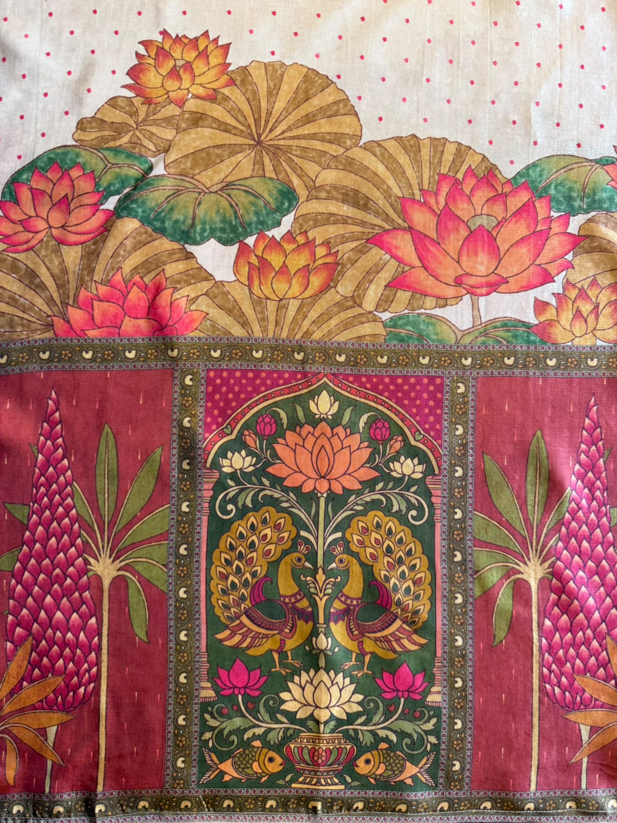 Peacock Lotus Designer Suit Set