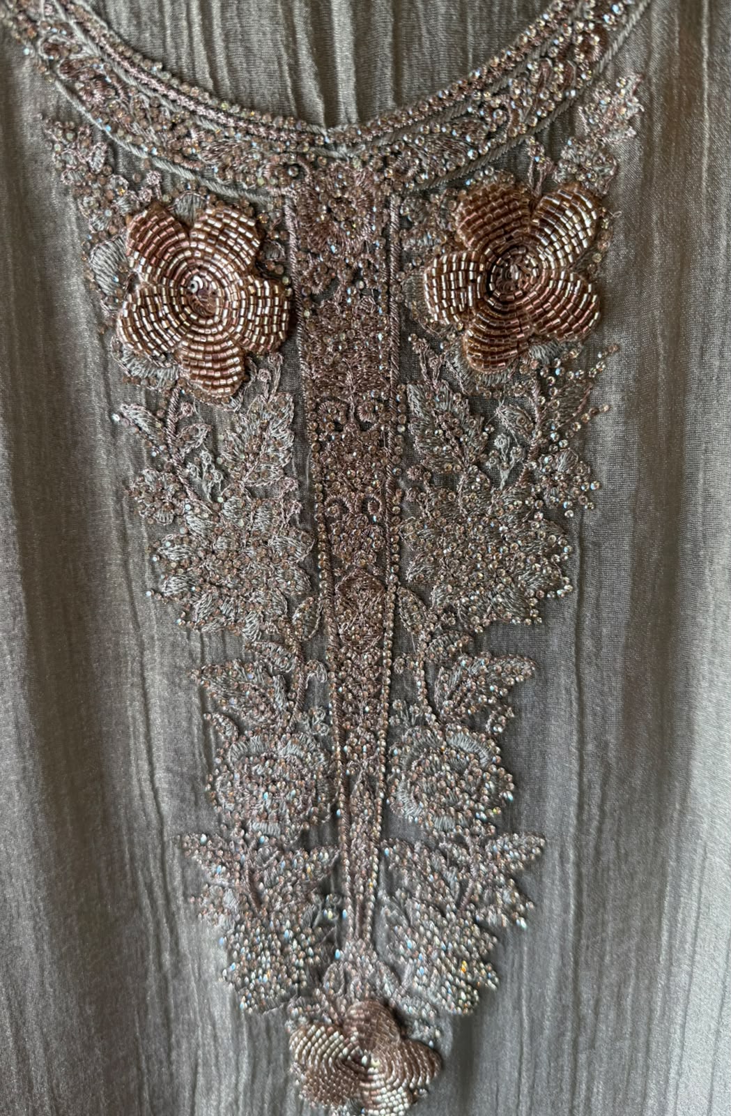 Crushed tissue Partywear Suit set