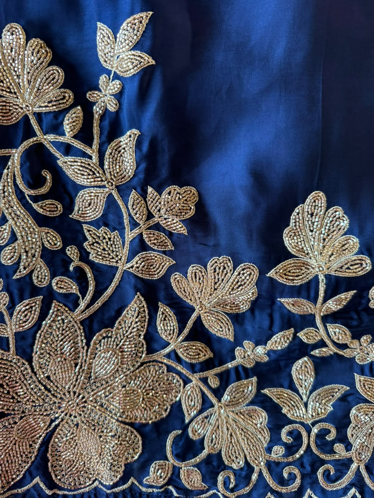 Pure satin Organza Designer Suit Set