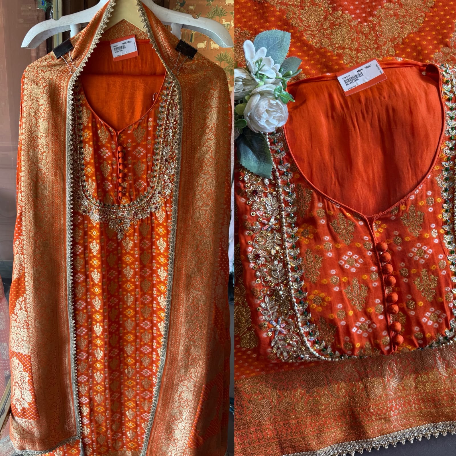 Khaddi Georgette  Banarasi Suit