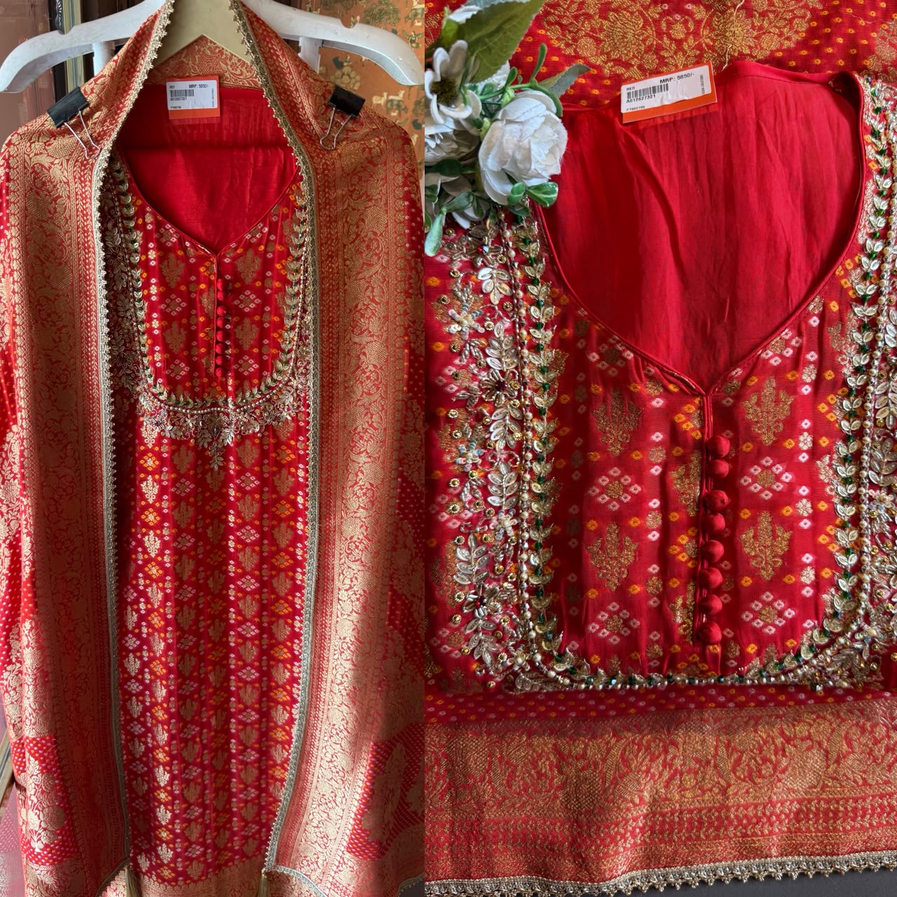 Khaddi Georgette  Banarasi Suit