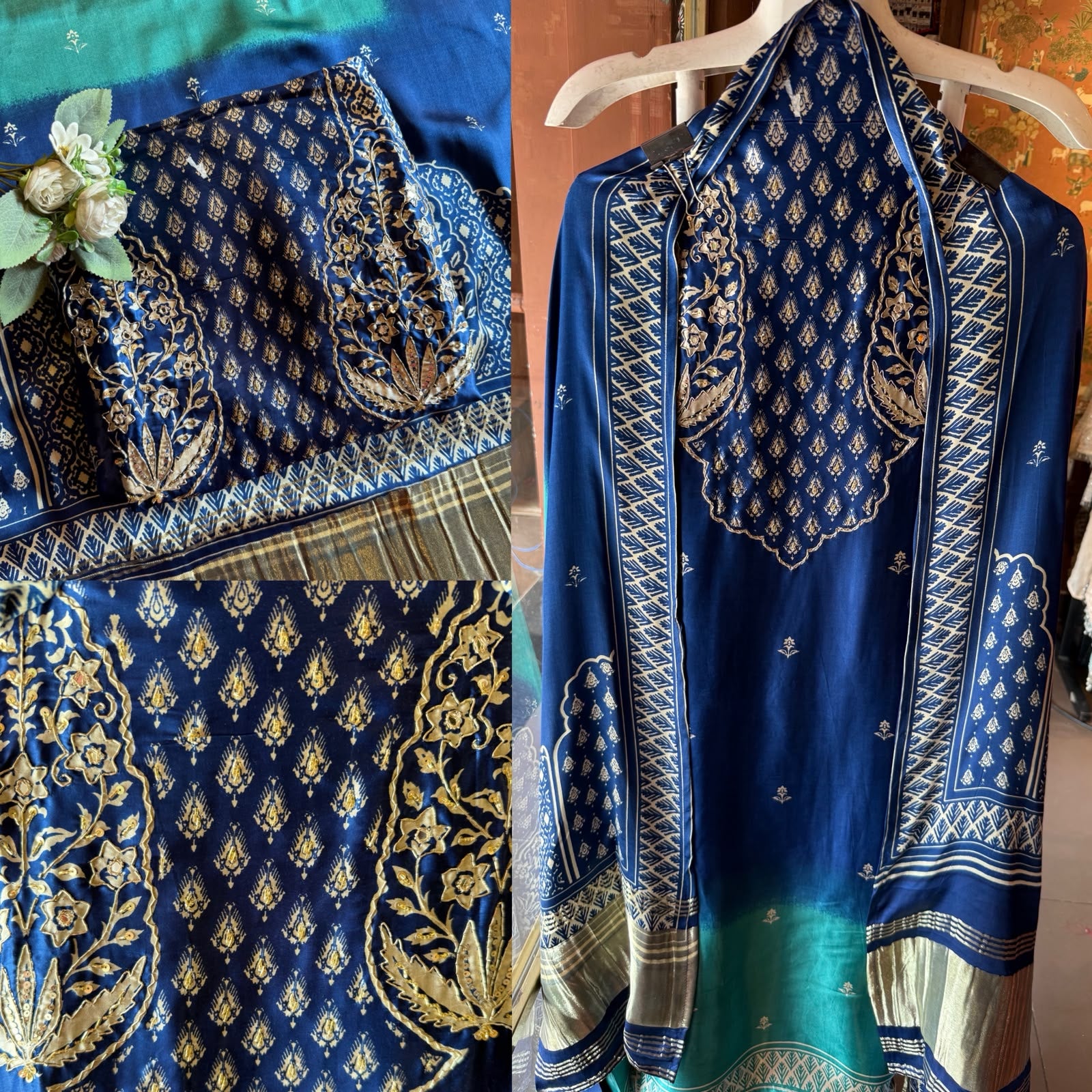Premium GAJJI silk festive suit