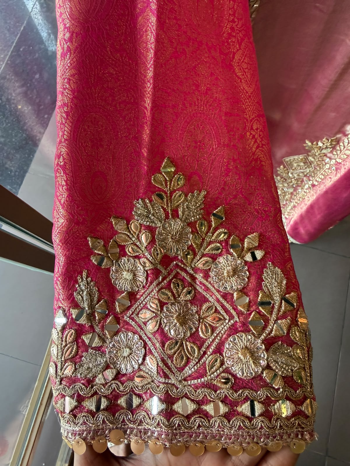 Kanchipuram silk suit set