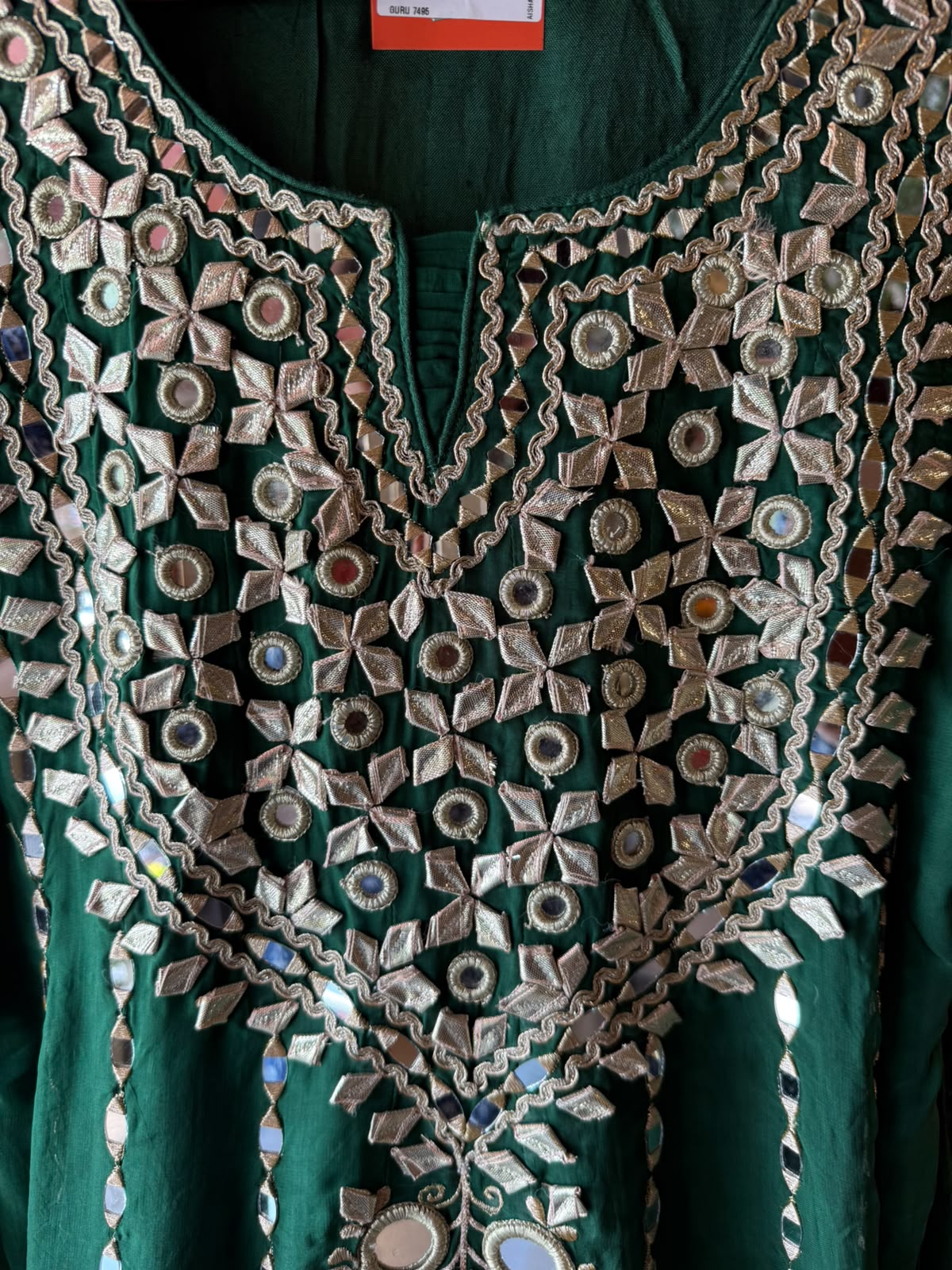 DESIGNER MIRROR AND GOTTA LONG ANARKALI
