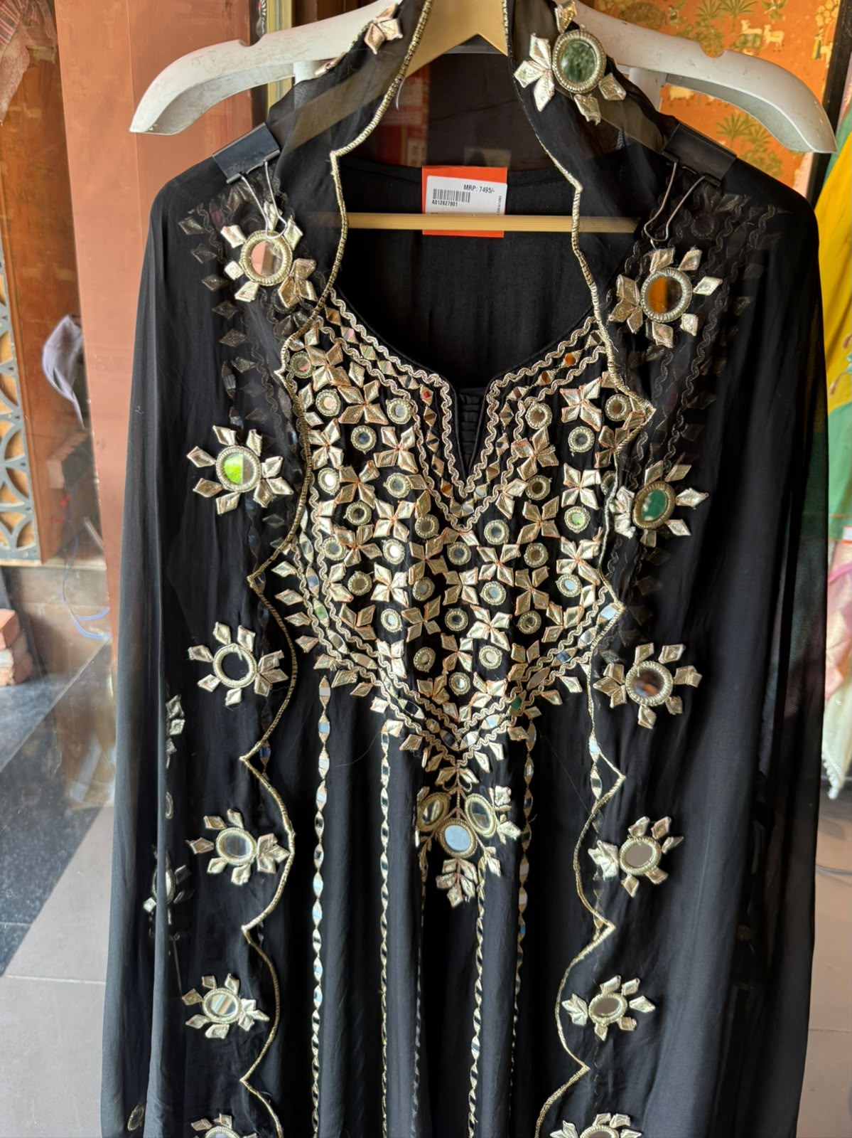 DESIGNER MIRROR AND GOTTA LONG ANARKALI