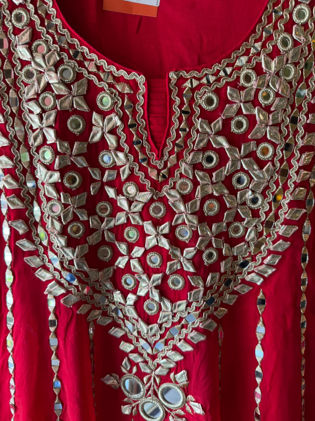 DESIGNER MIRROR AND GOTTA LONG ANARKALI