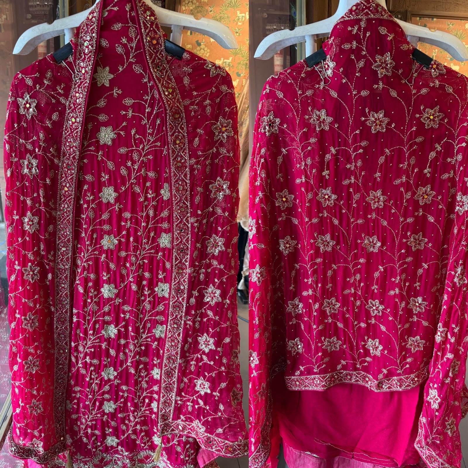 Hand-Embroidered Wedding suit set