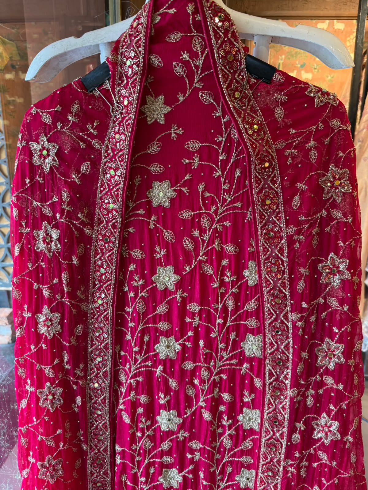 Hand-Embroidered Wedding suit set