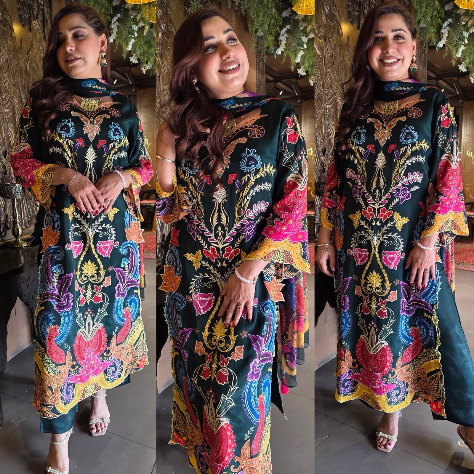 Luxury Printed Pakistani Suit Set