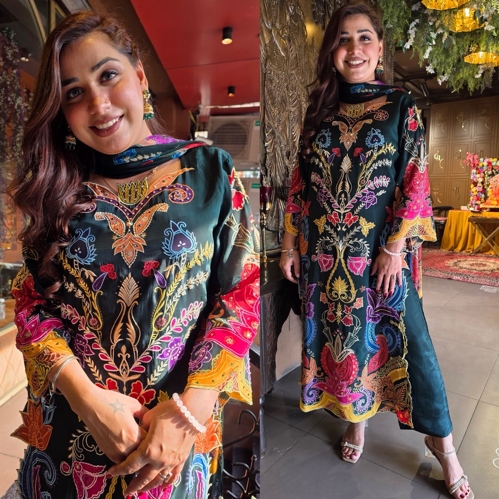 Luxury Printed Pakistani Suit Set