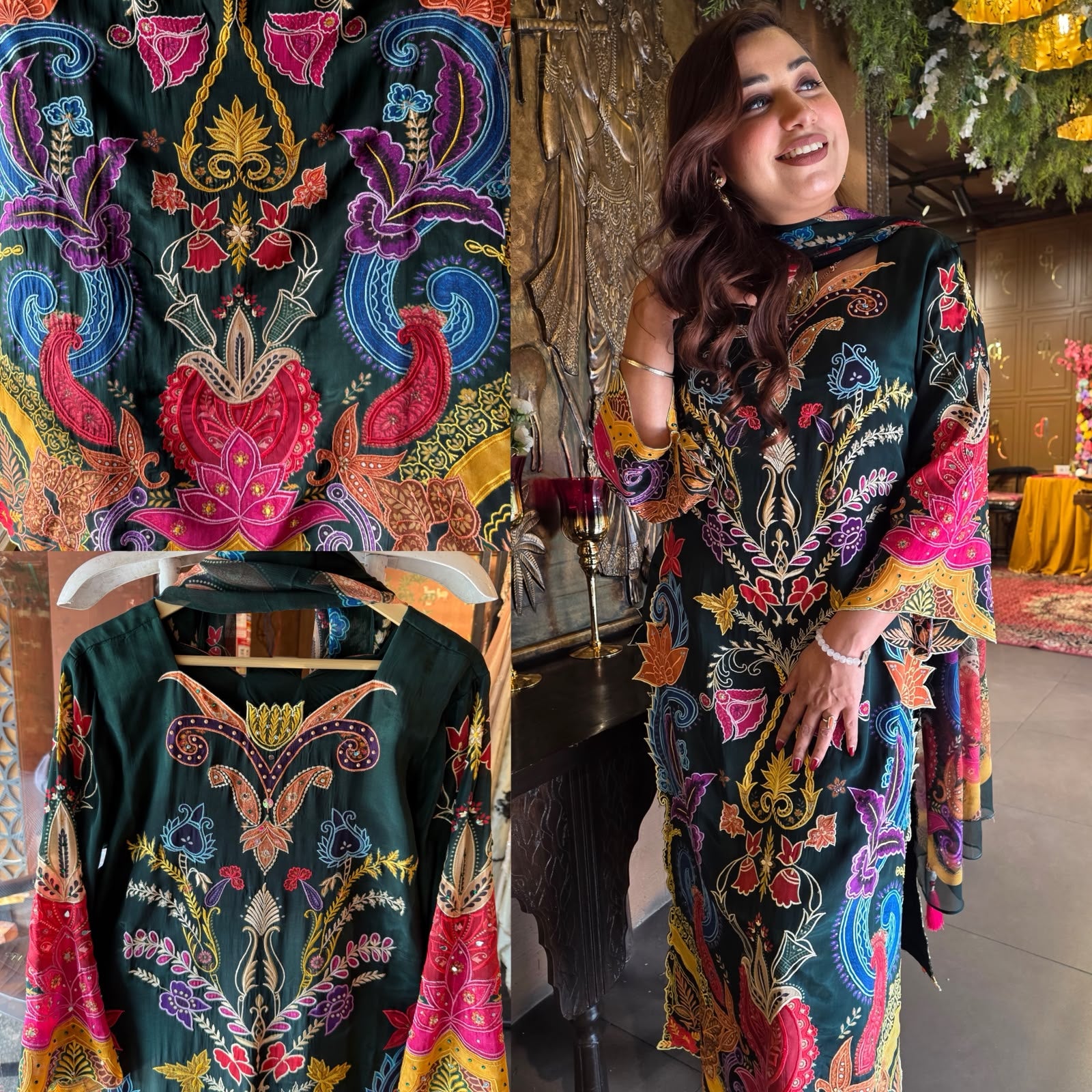 Luxury Printed Pakistani Suit Set