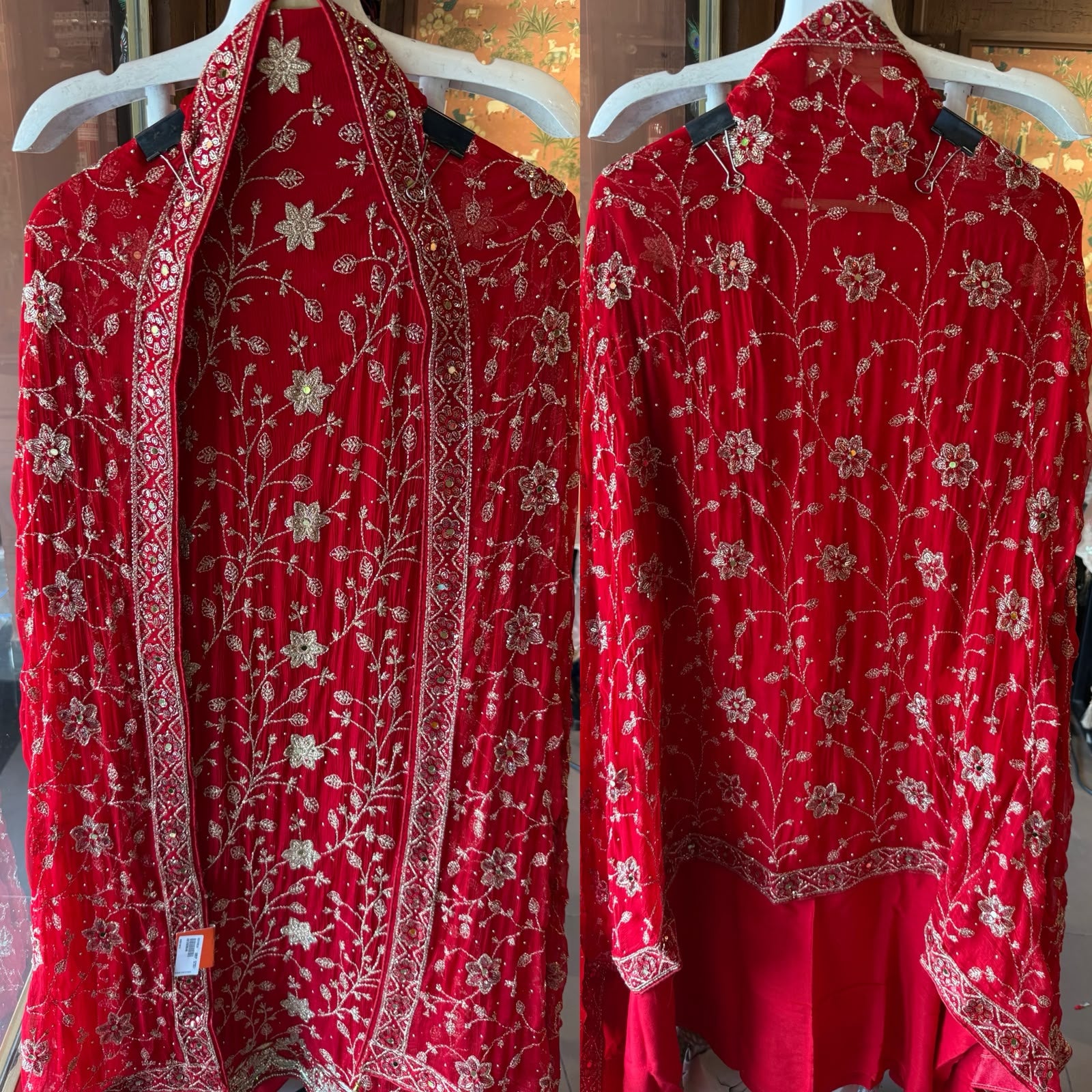Hand-Embroidered Wedding suit set