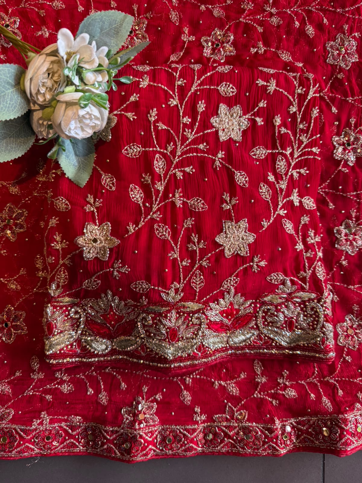 Hand-Embroidered Wedding suit set