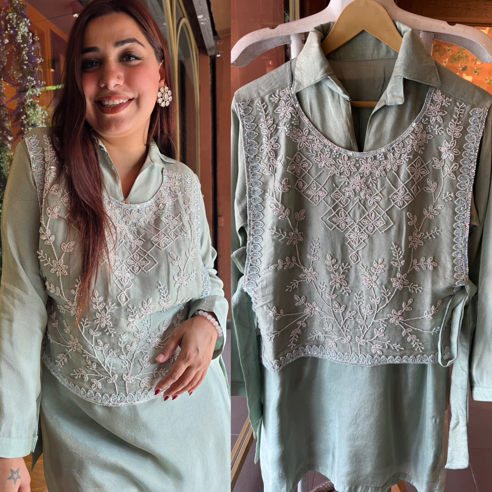 Soft premium Shimmer tissue suit