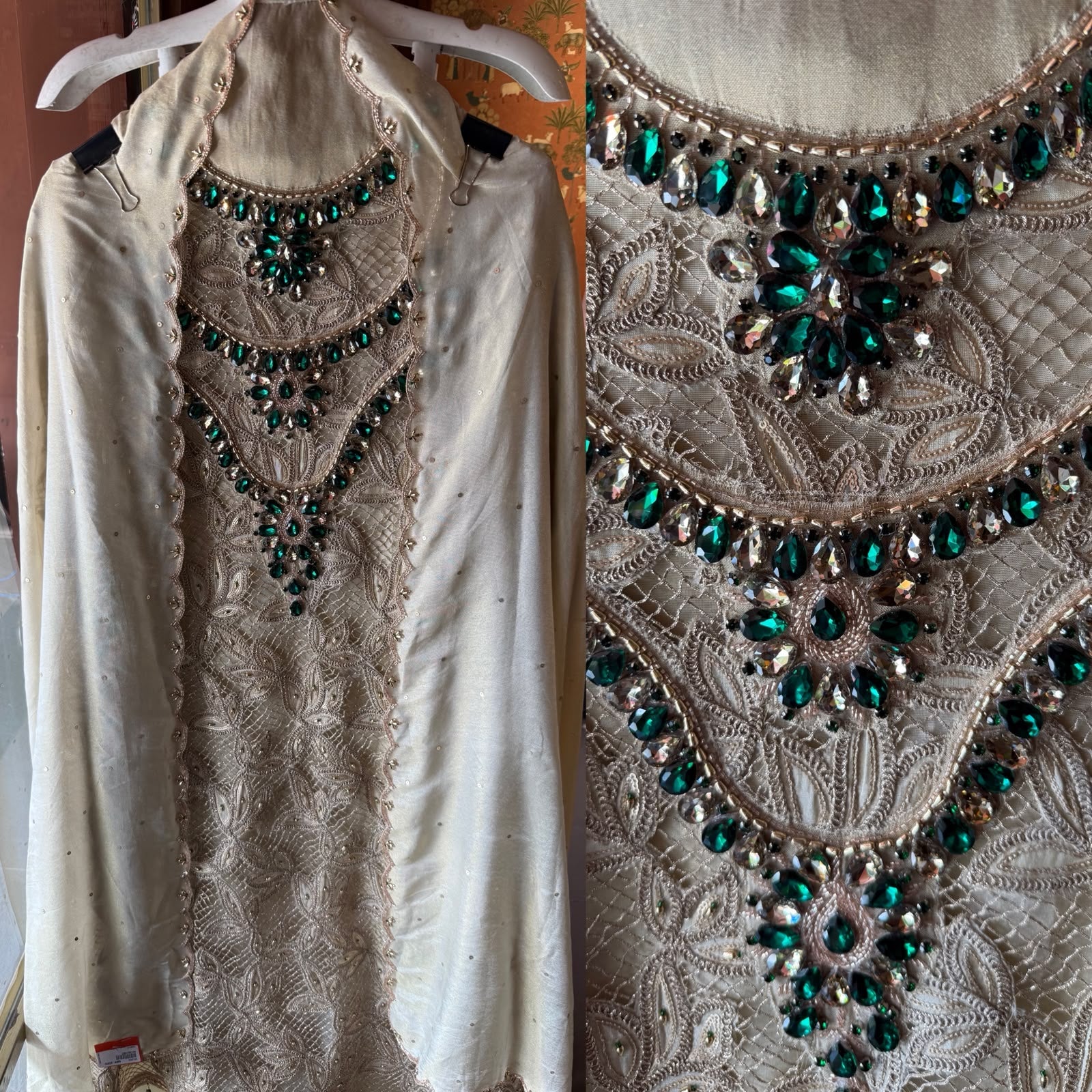 Jewel embellished designer Statement Suit