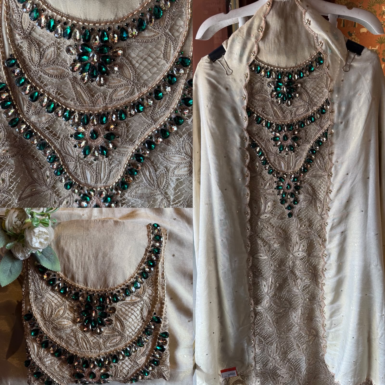 Jewel embellished designer Statement Suit