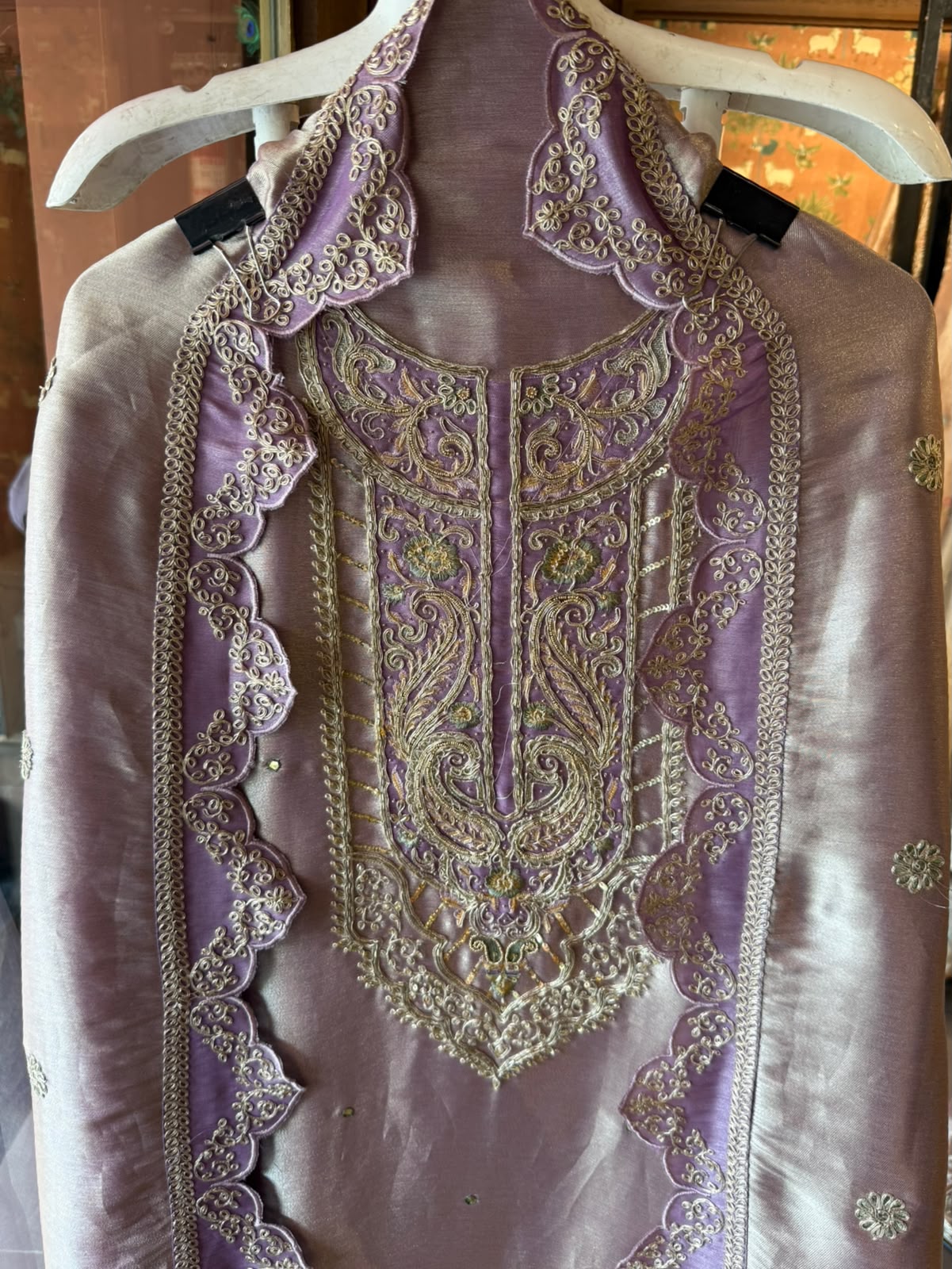 Giraffe Tissue kurta and Dupatta