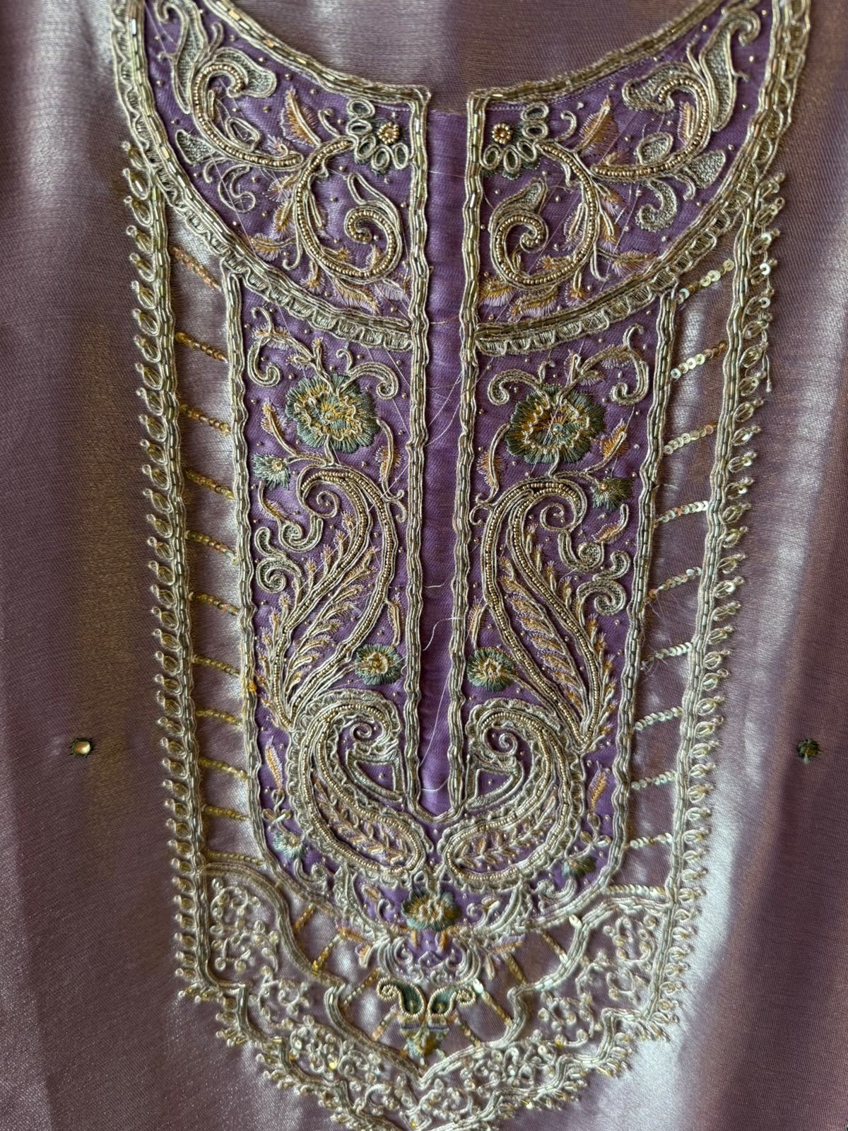 Giraffe Tissue kurta and Dupatta