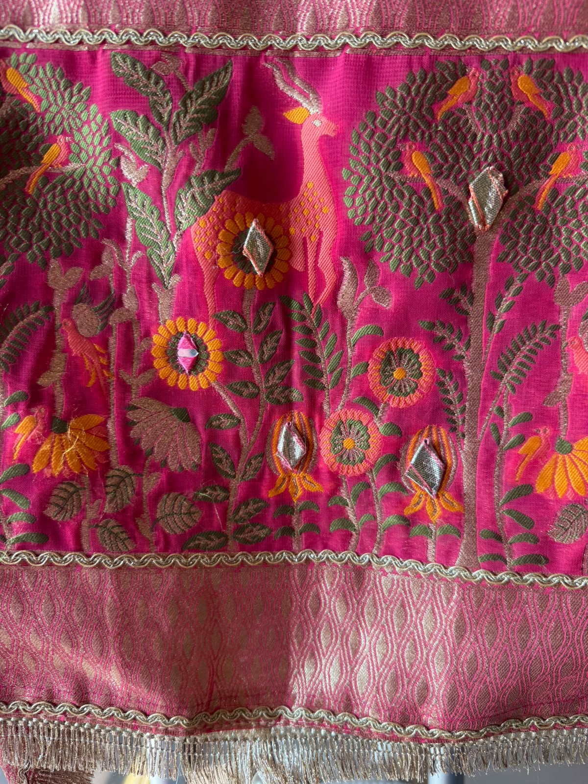 Designer Woven kaaftan set