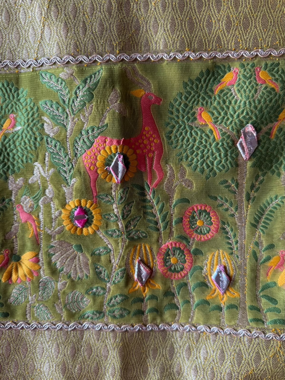 Designer Woven kaaftan set