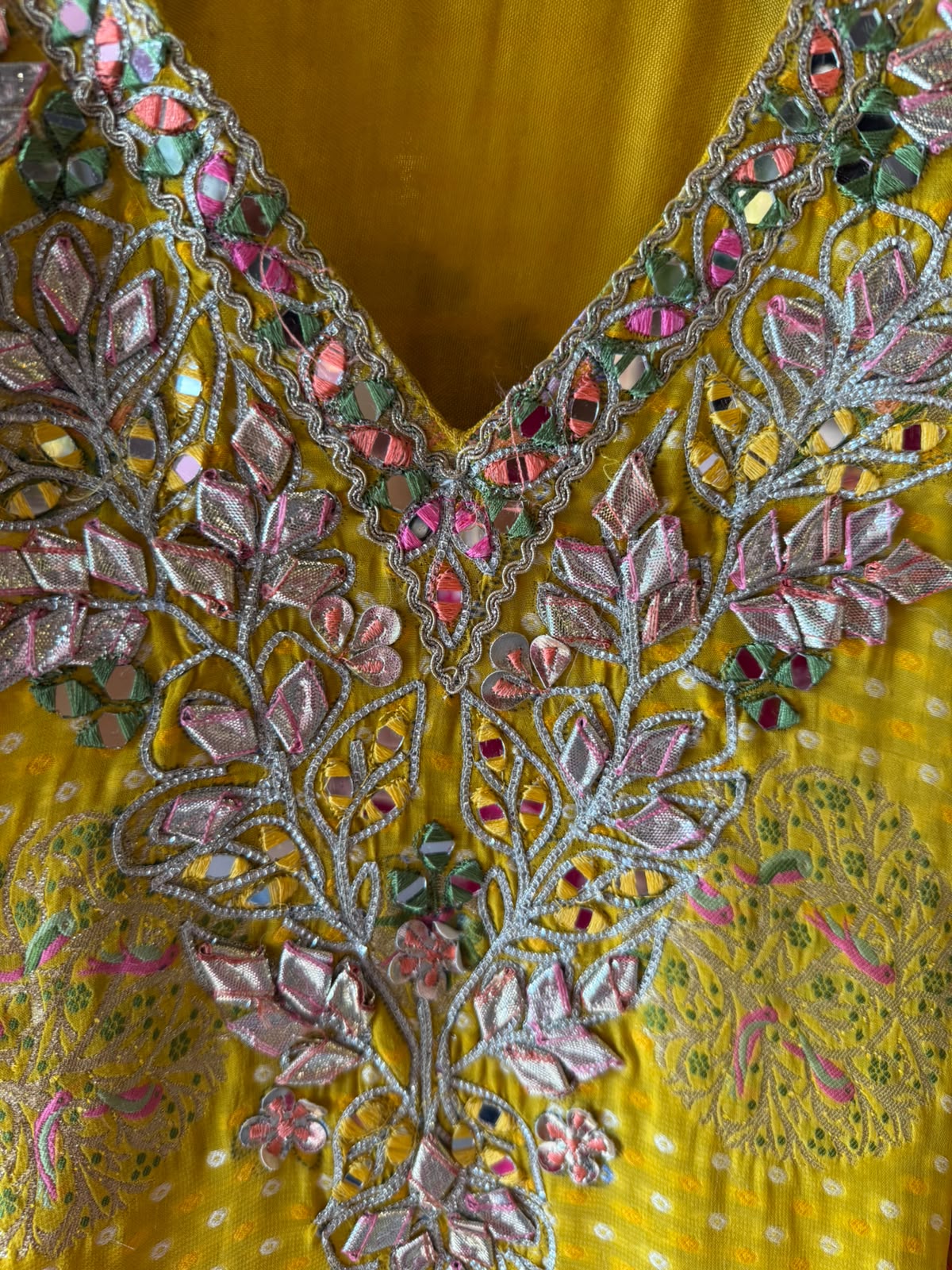 Designer Woven kaaftan set