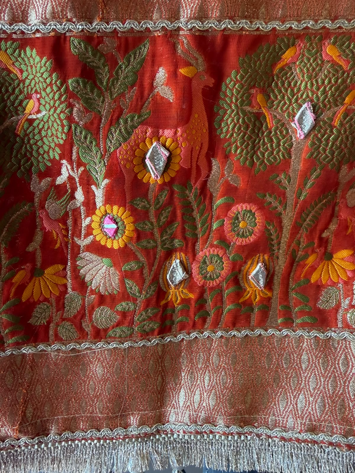 Designer Woven kaaftan set