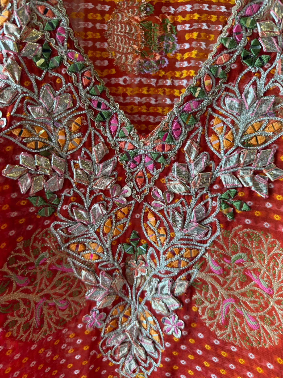 Designer Woven kaaftan set