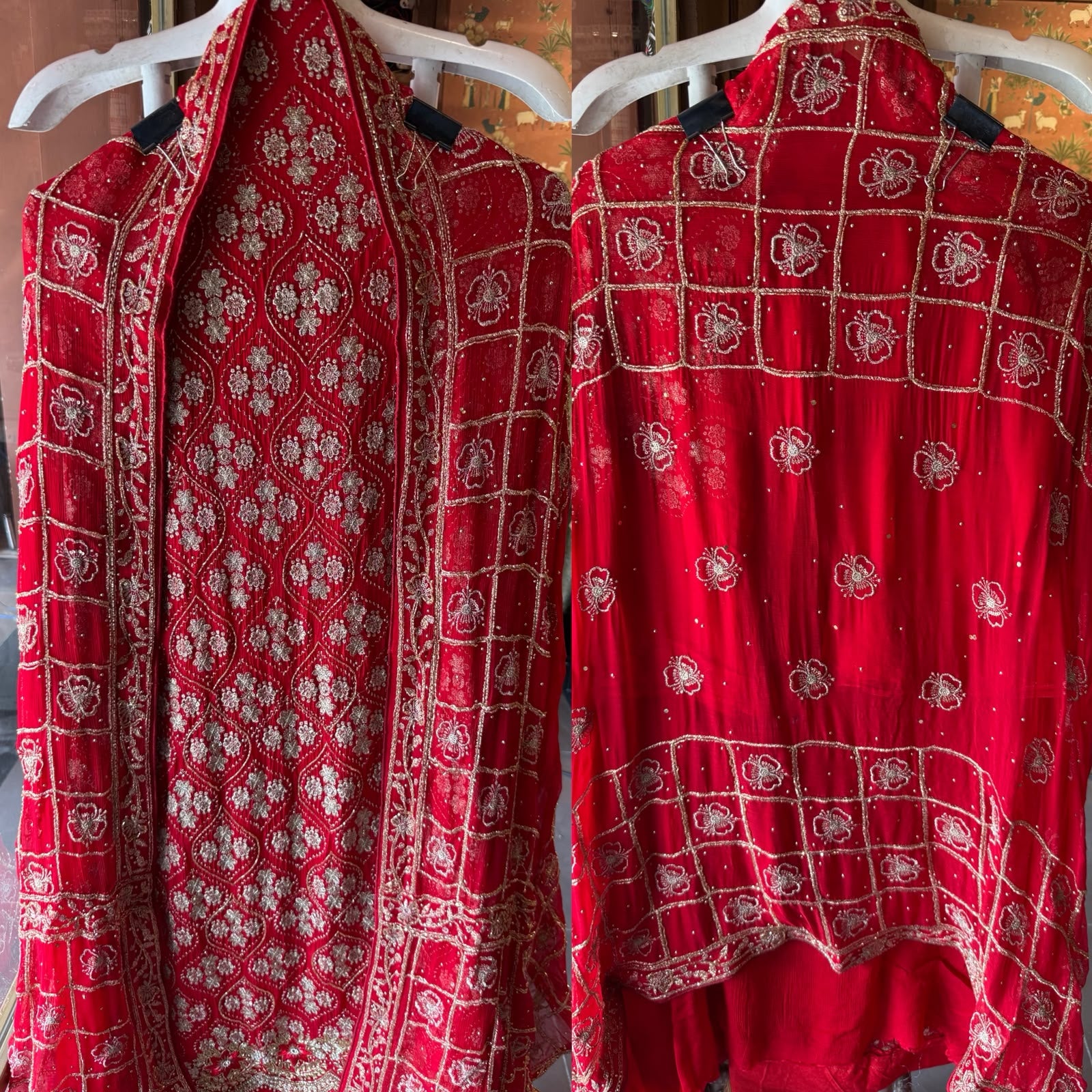 Hand-Embroidered Wedding suit set