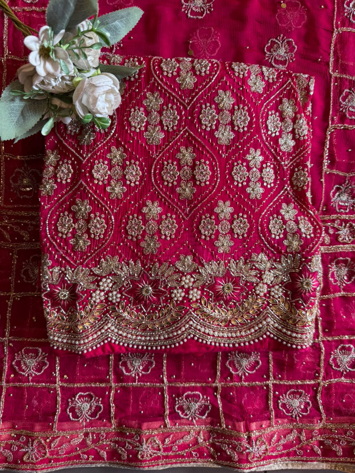 Hand-Embroidered Wedding suit set