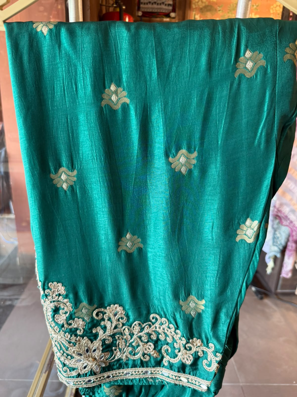 Luxury Embroidered Partywear Suit Set