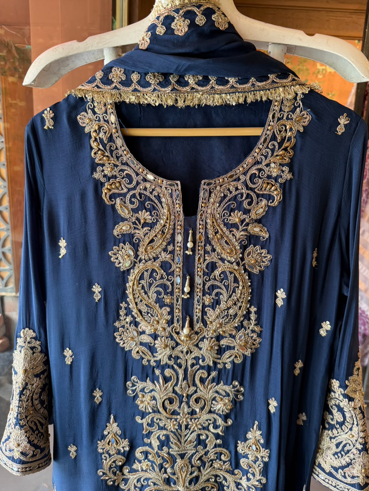Luxury Embroidered Partywear Suit Set
