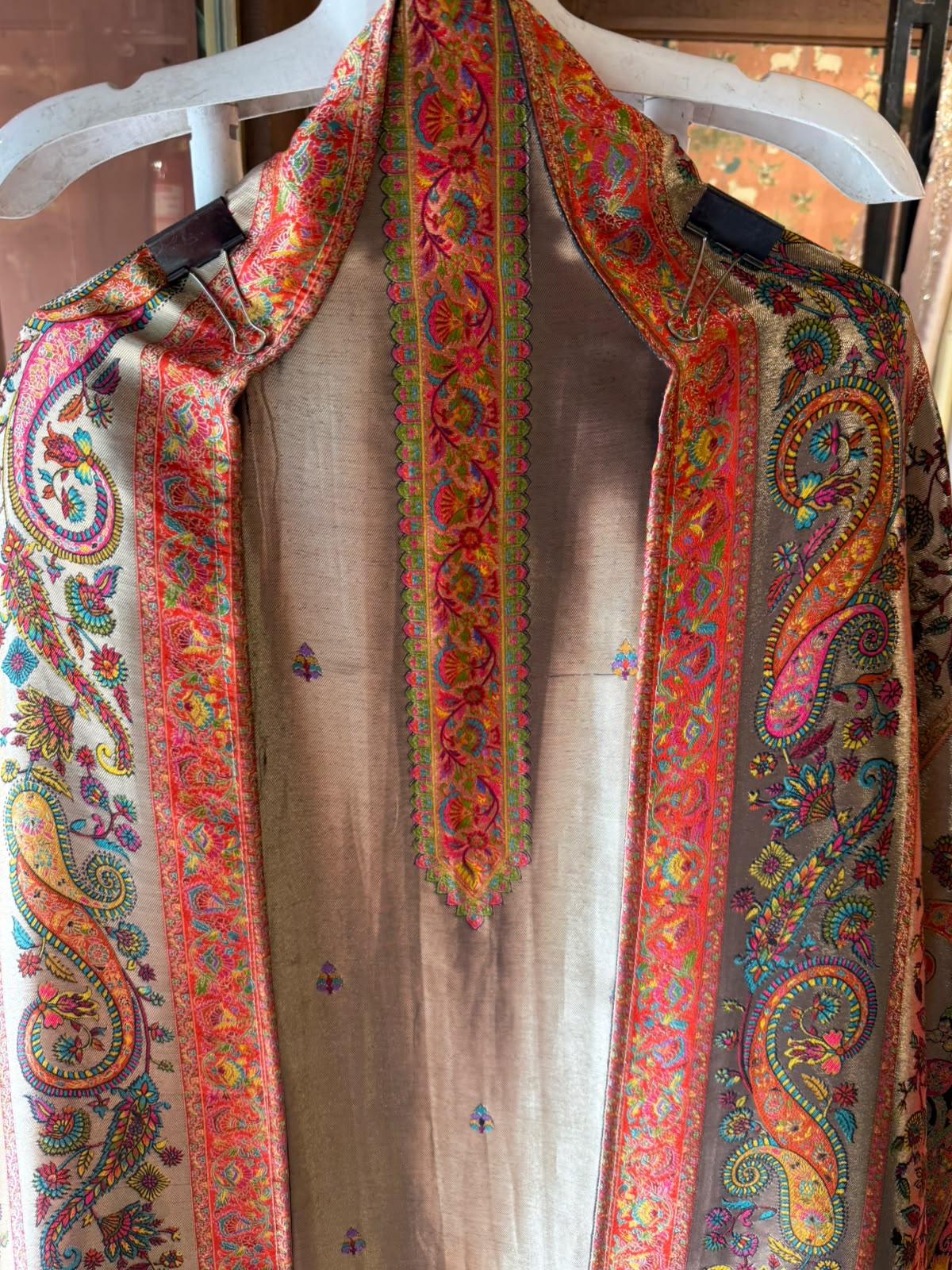 Pure Moonlight silk woven luxury suit set