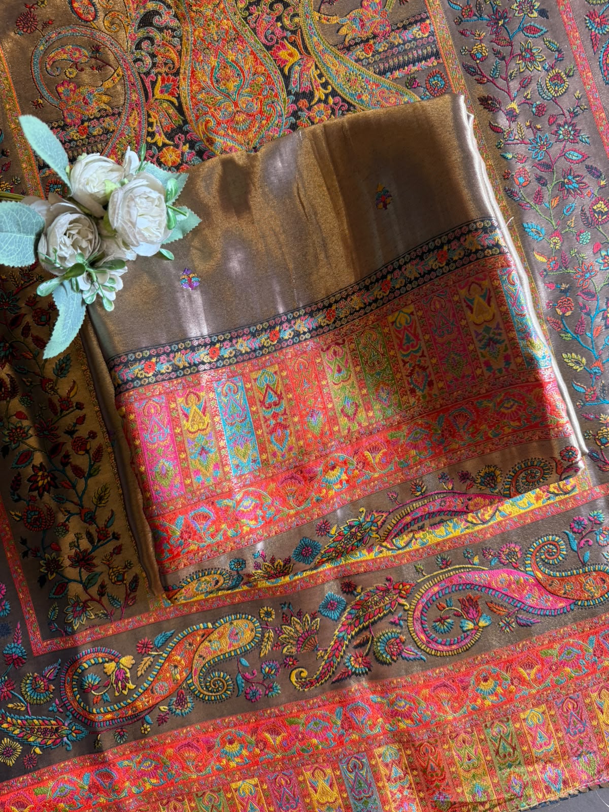 Pure Moonlight silk woven luxury suit set