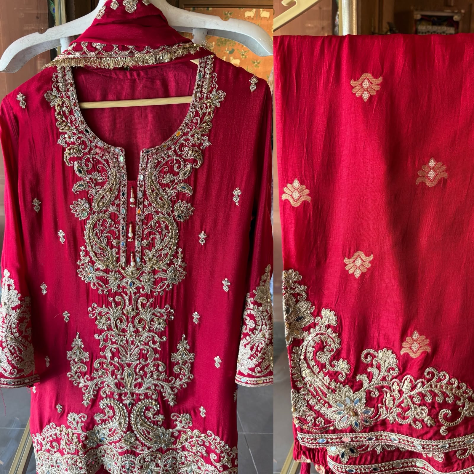 Luxury Embroidered Partywear Suit Set