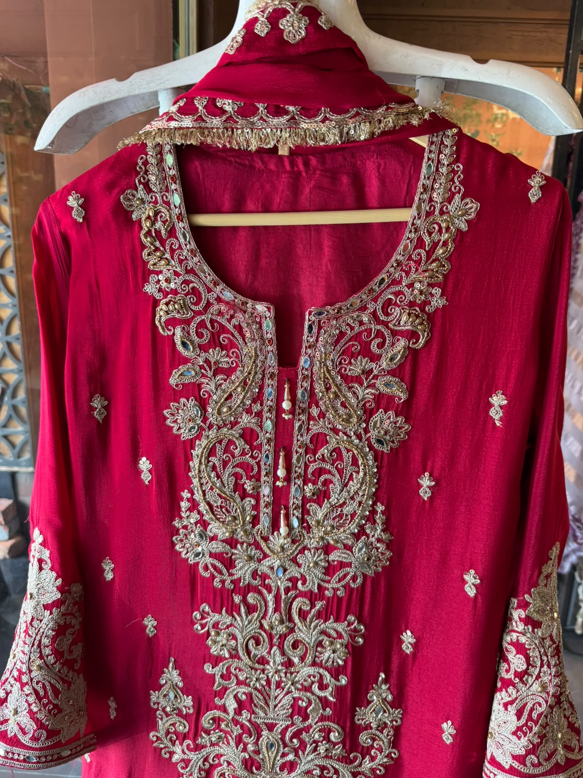 Luxury Embroidered Partywear Suit Set