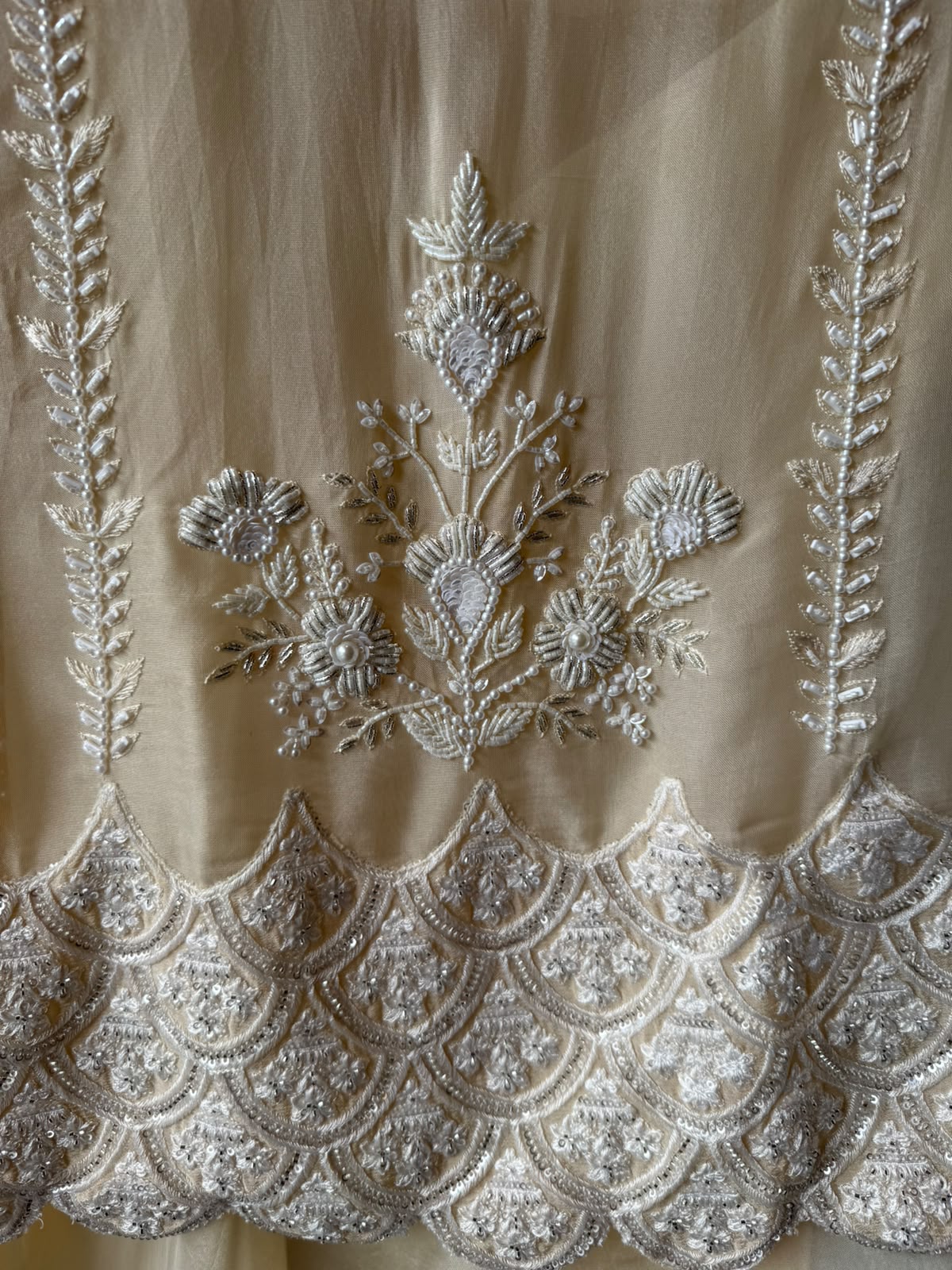 Hand-Embellished Suit Set