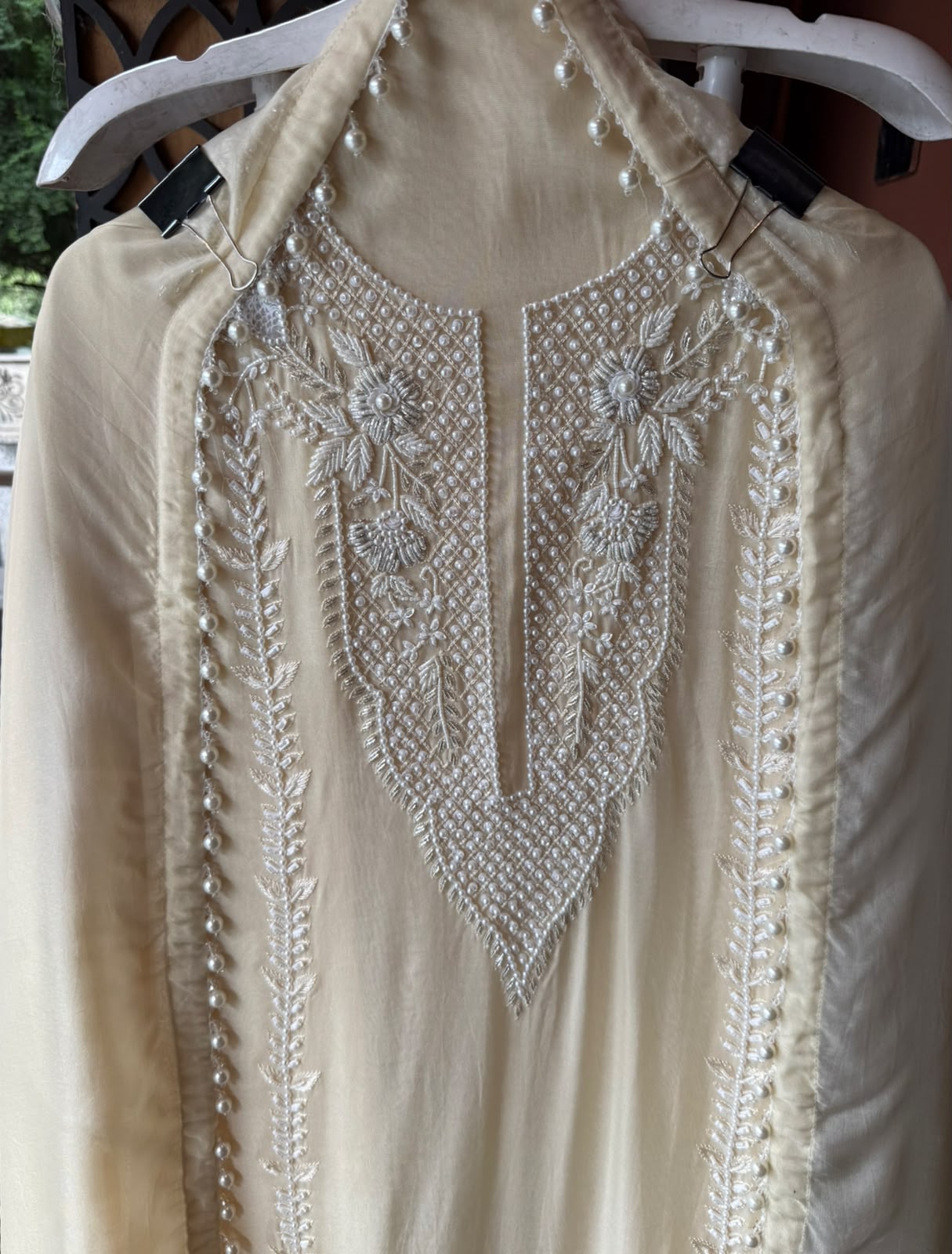 Hand-Embellished Suit Set