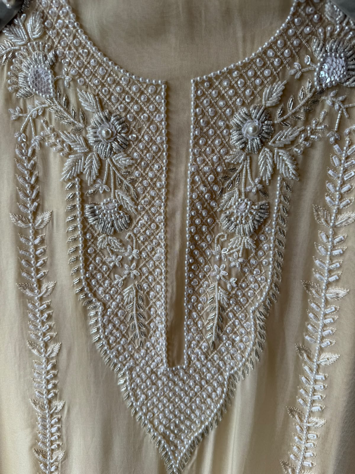 Hand-Embellished Suit Set