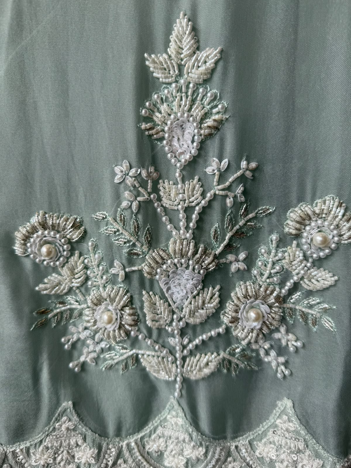 Hand-Embellished Suit Set