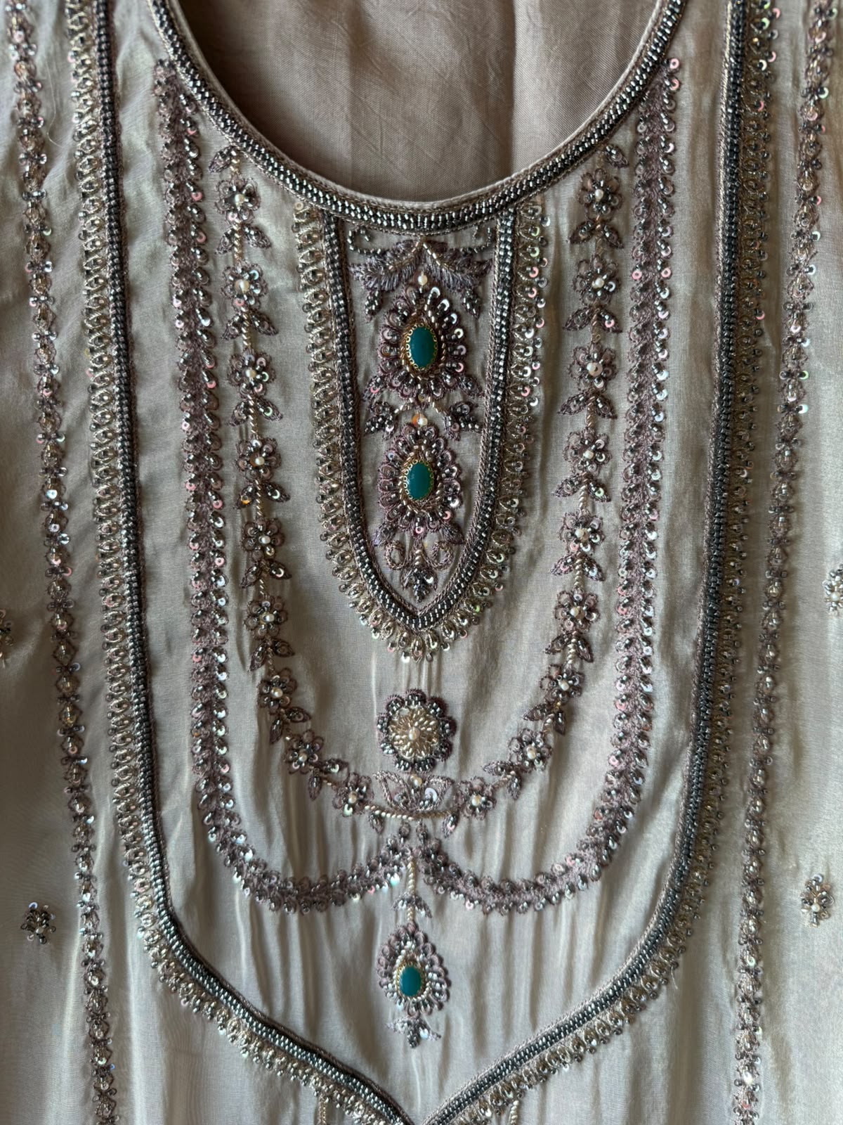 Ivory Handcrafted Suit Set