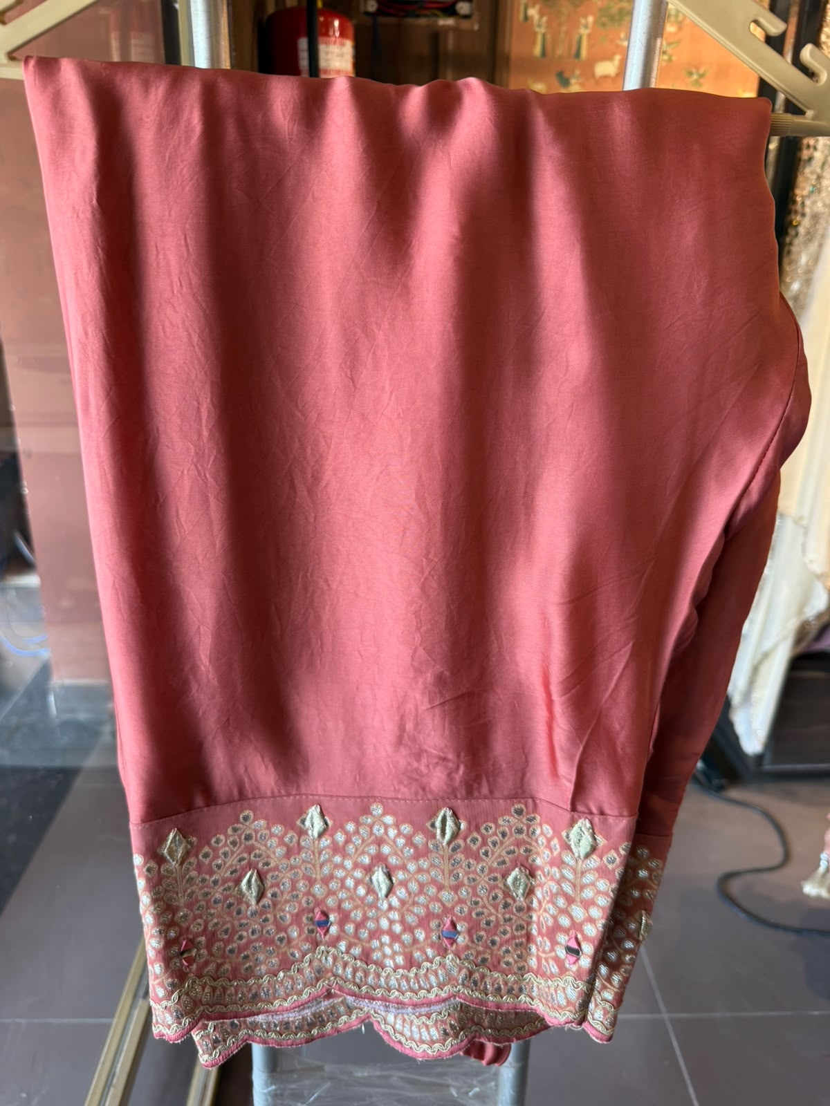 Designer Kaaftan With Farshi salwar