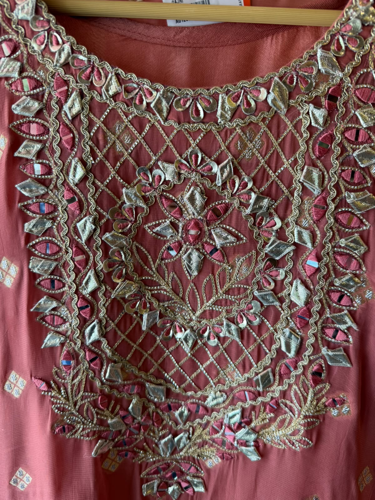 Designer Kaaftan With Farshi salwar
