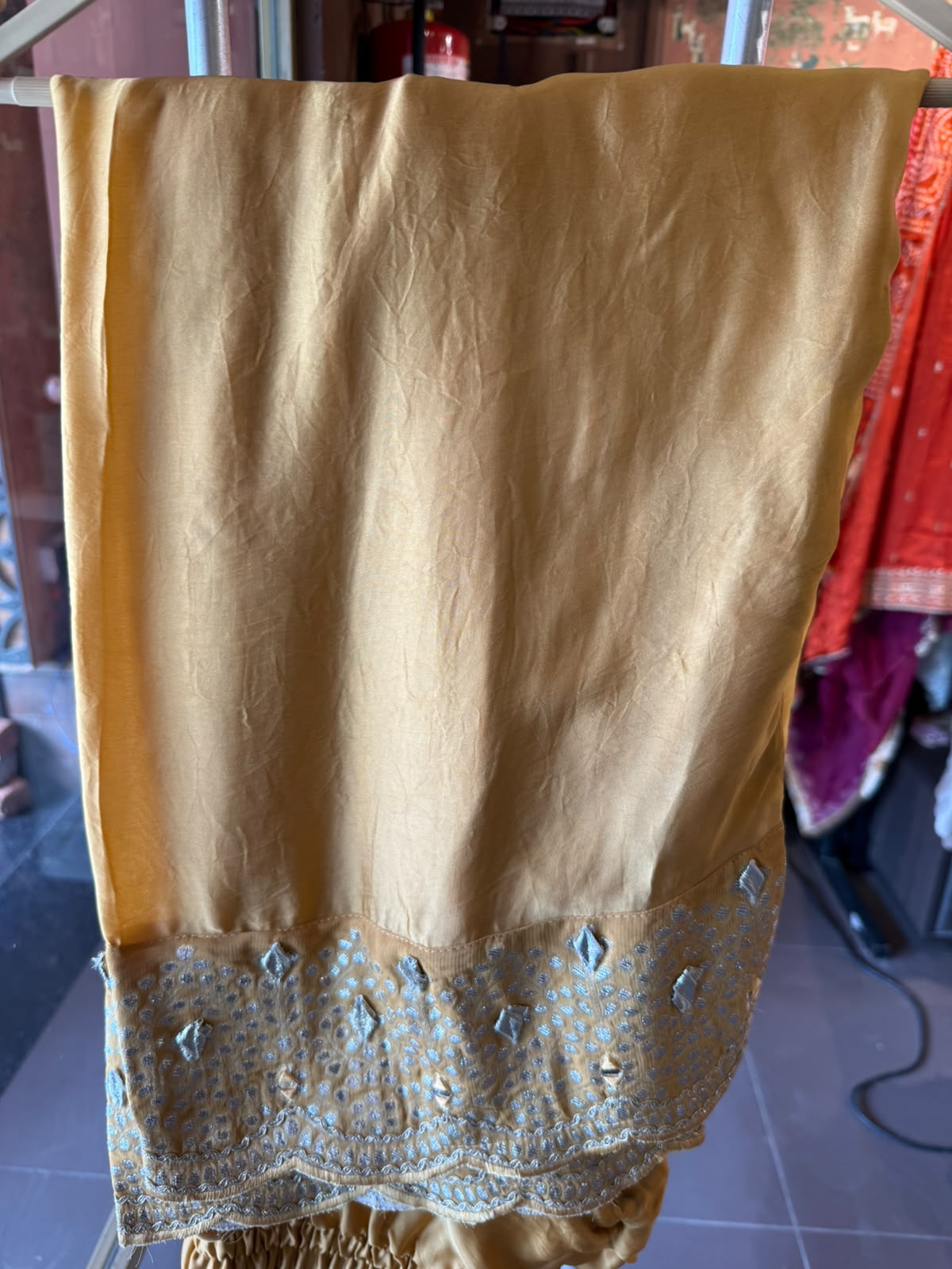 Designer Kaaftan With Farshi salwar