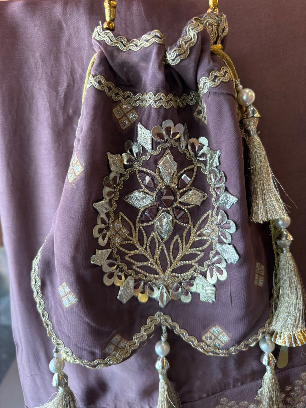 Designer Kaaftan With Farshi salwar
