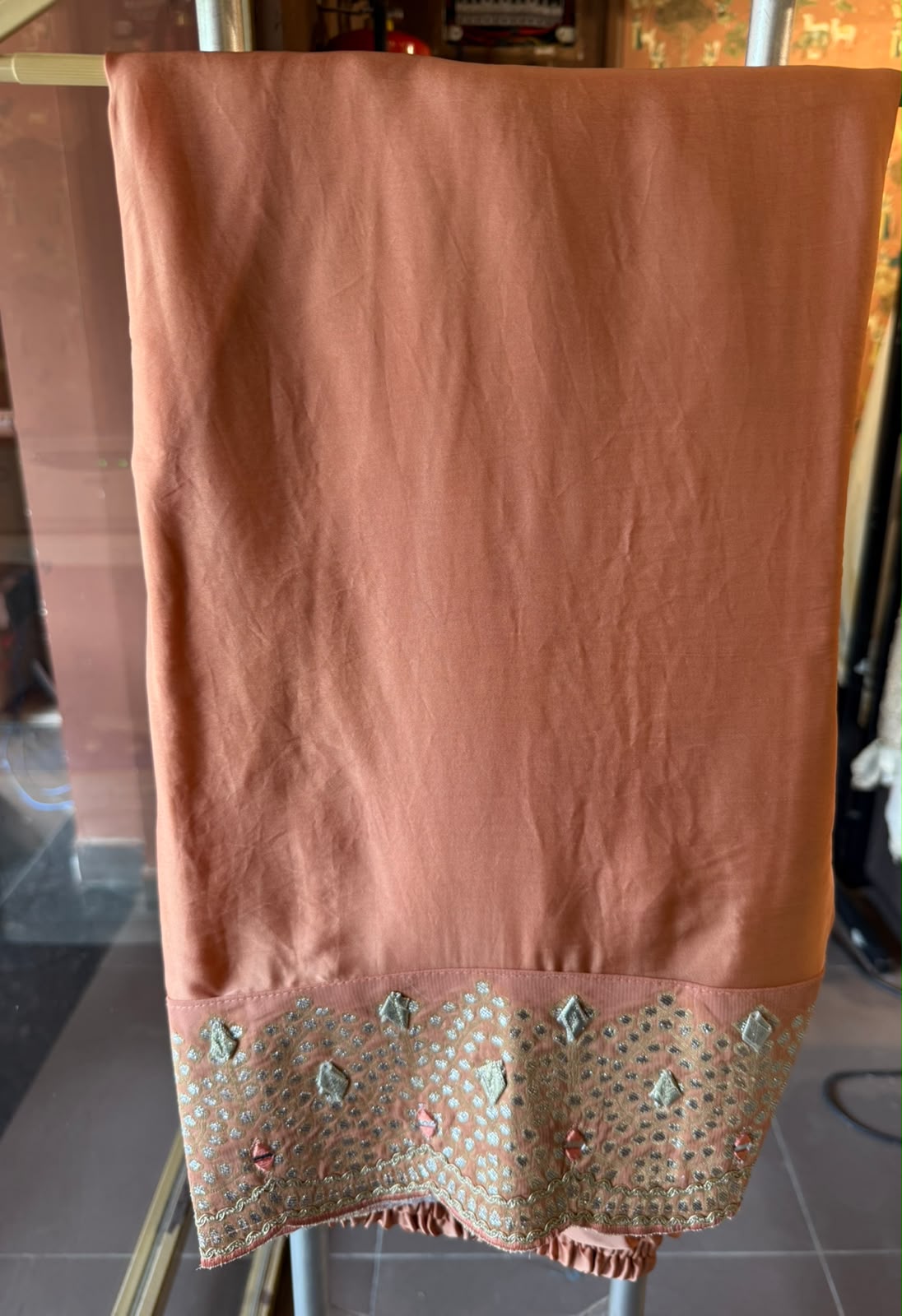 Designer Kaaftan With Farshi salwar