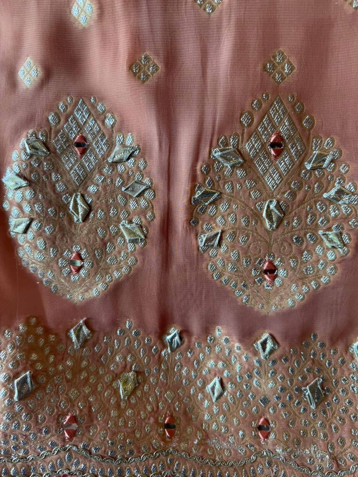 Designer Kaaftan With Farshi salwar