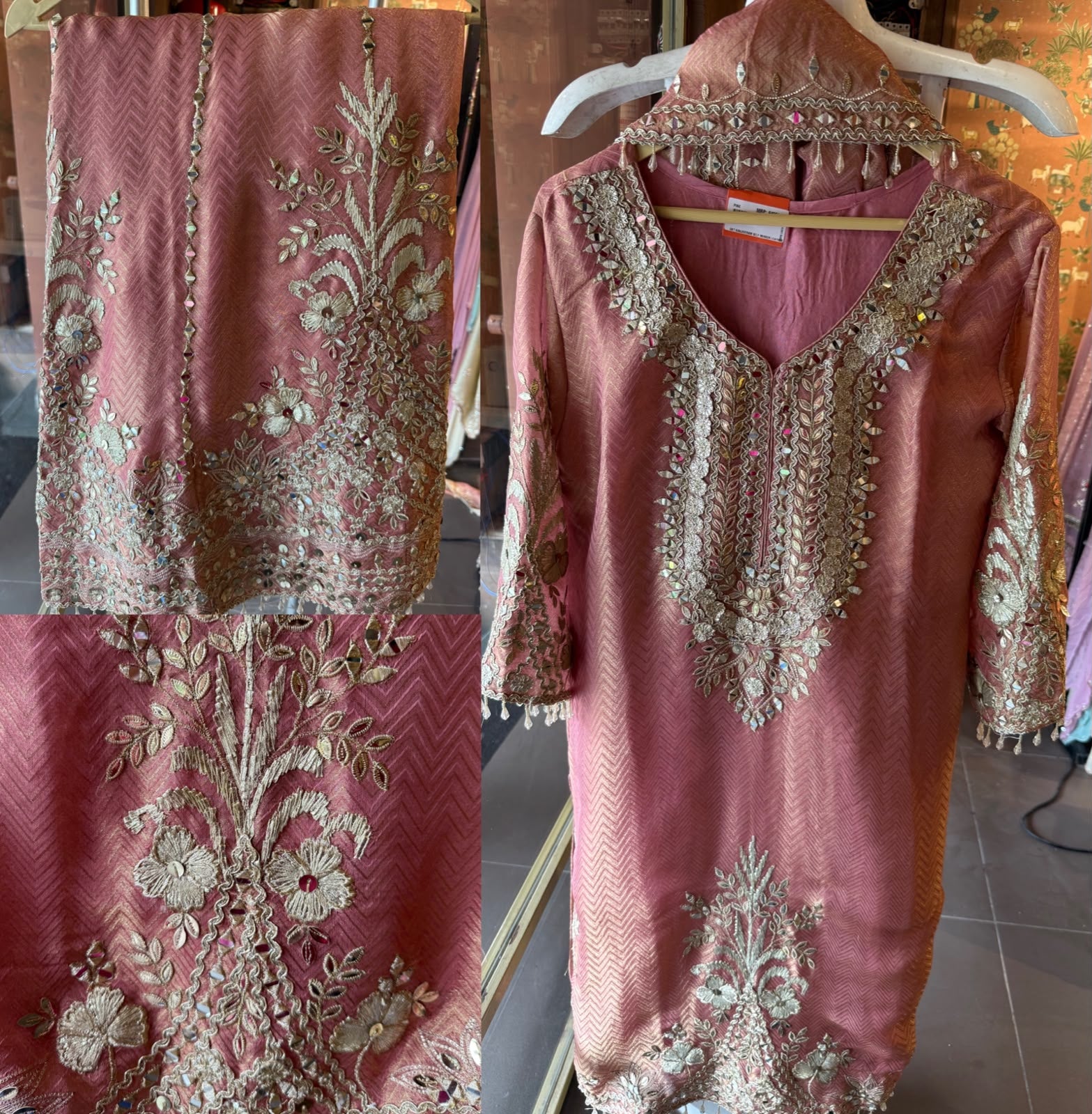 Embroidered Festive Suit Set